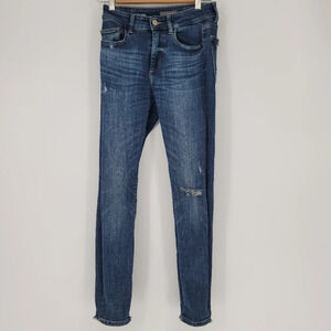 Dl1961 Florence Ankle mid rise instasculpt skinny denim jeans size 25